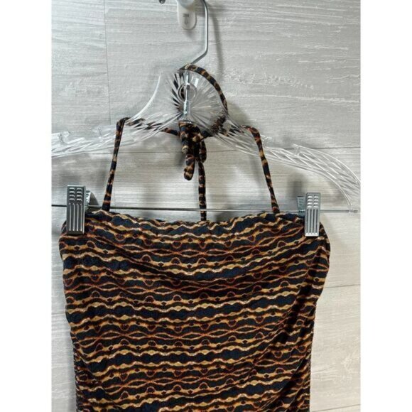 CABI Printed Tube Top Shirred‎ Jumpsuit Romper XS - Picture 7 of 7